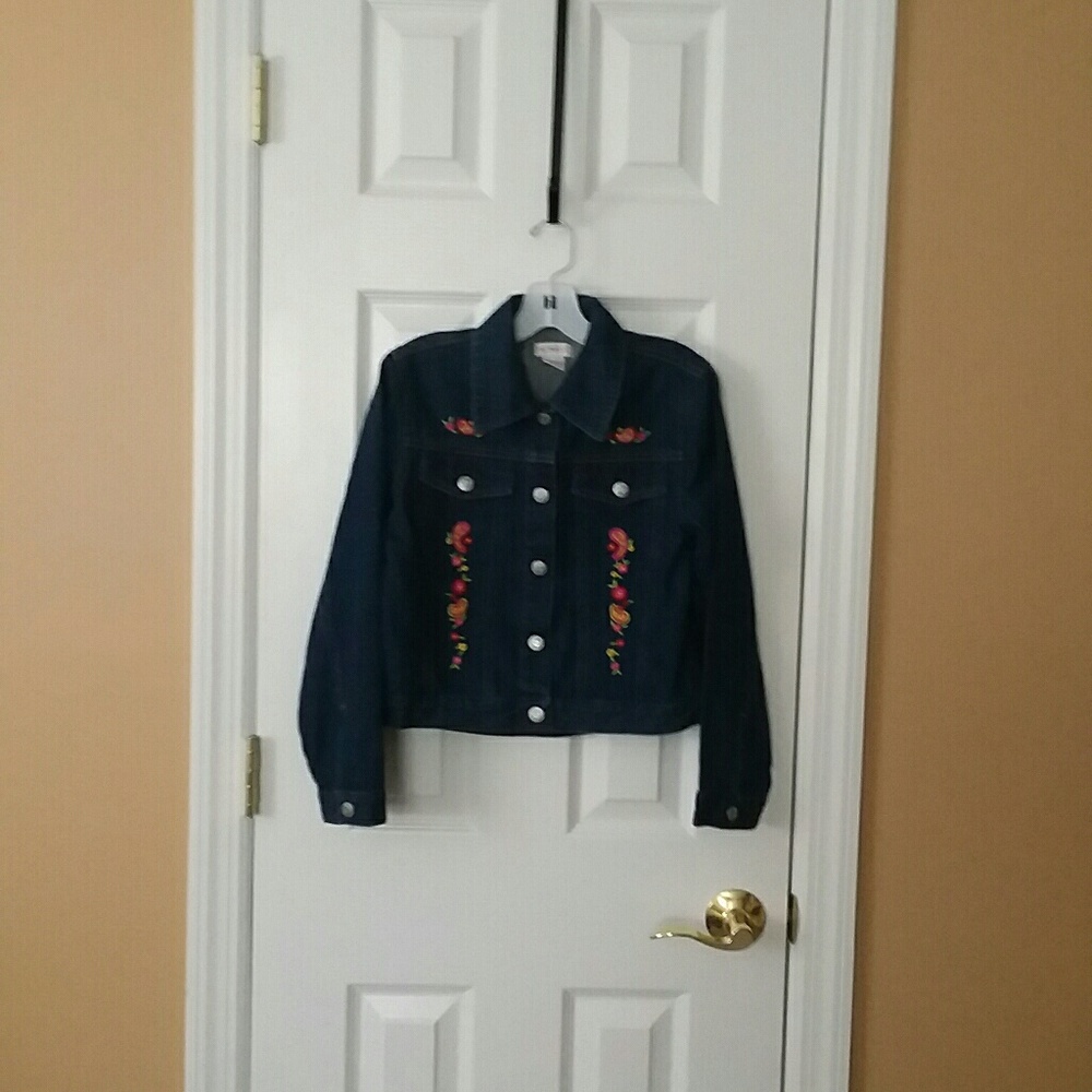 My Twinn Girls Denim Jacket With Embroidery